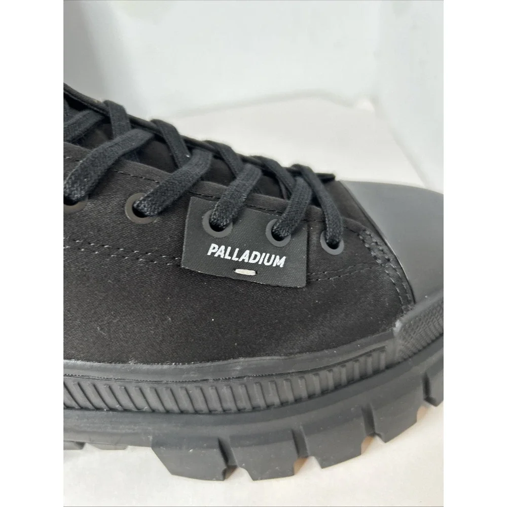 Palladium Revolt‎ Lo Tx Round Toe Platform Shoes Lace Womens Size 9 Black New